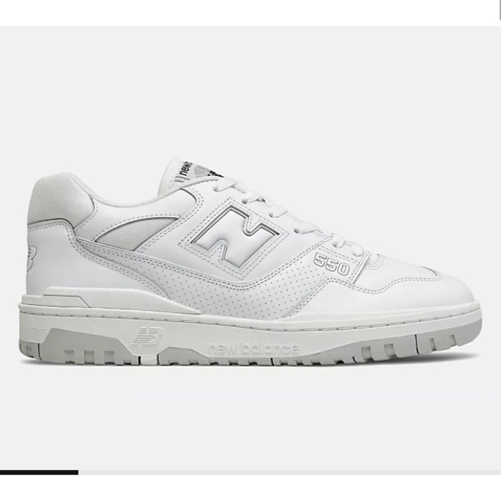 New Balance 550 white sneakers